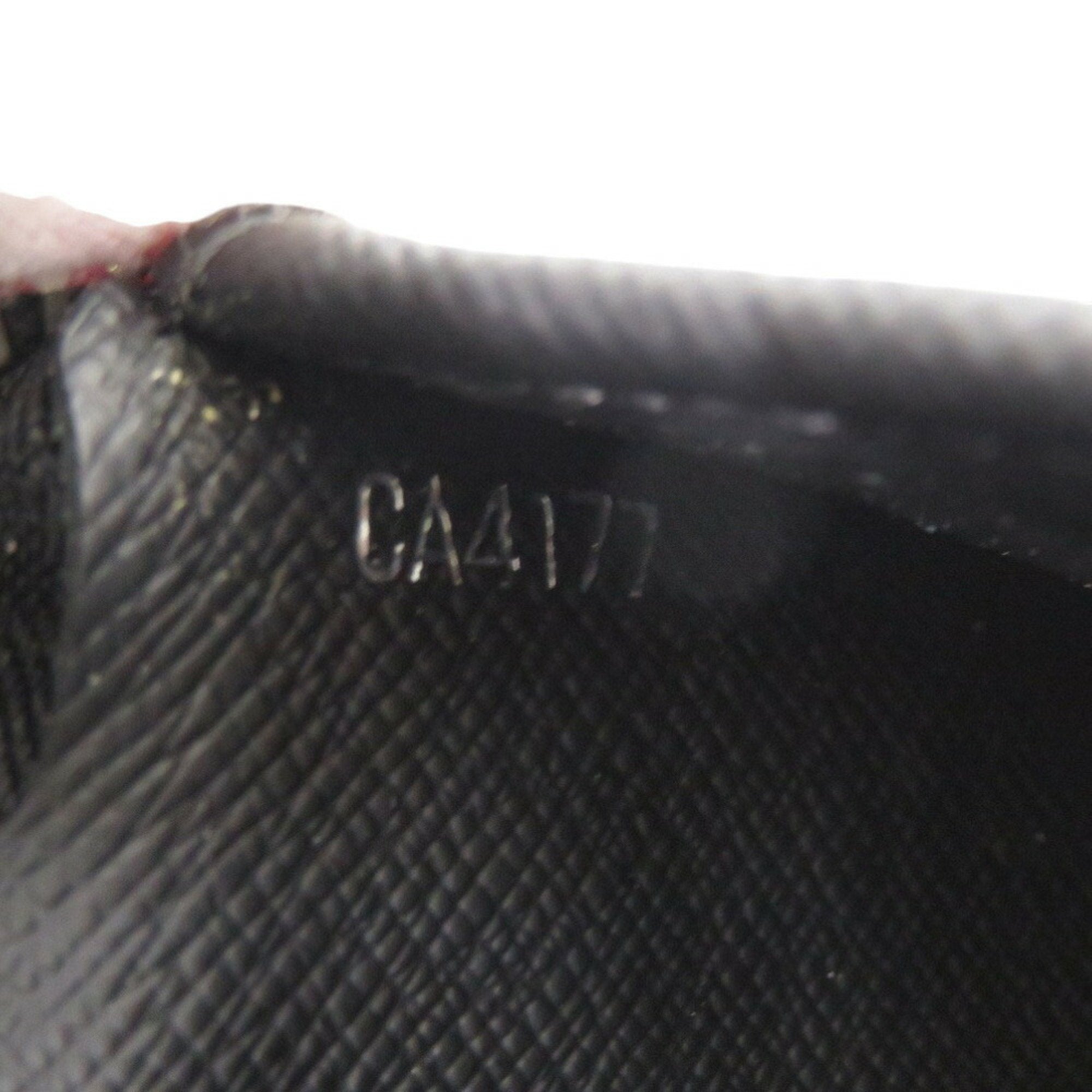 Louis Vuitton Black Noir Taiga Leather Coin Purse/Coin Case