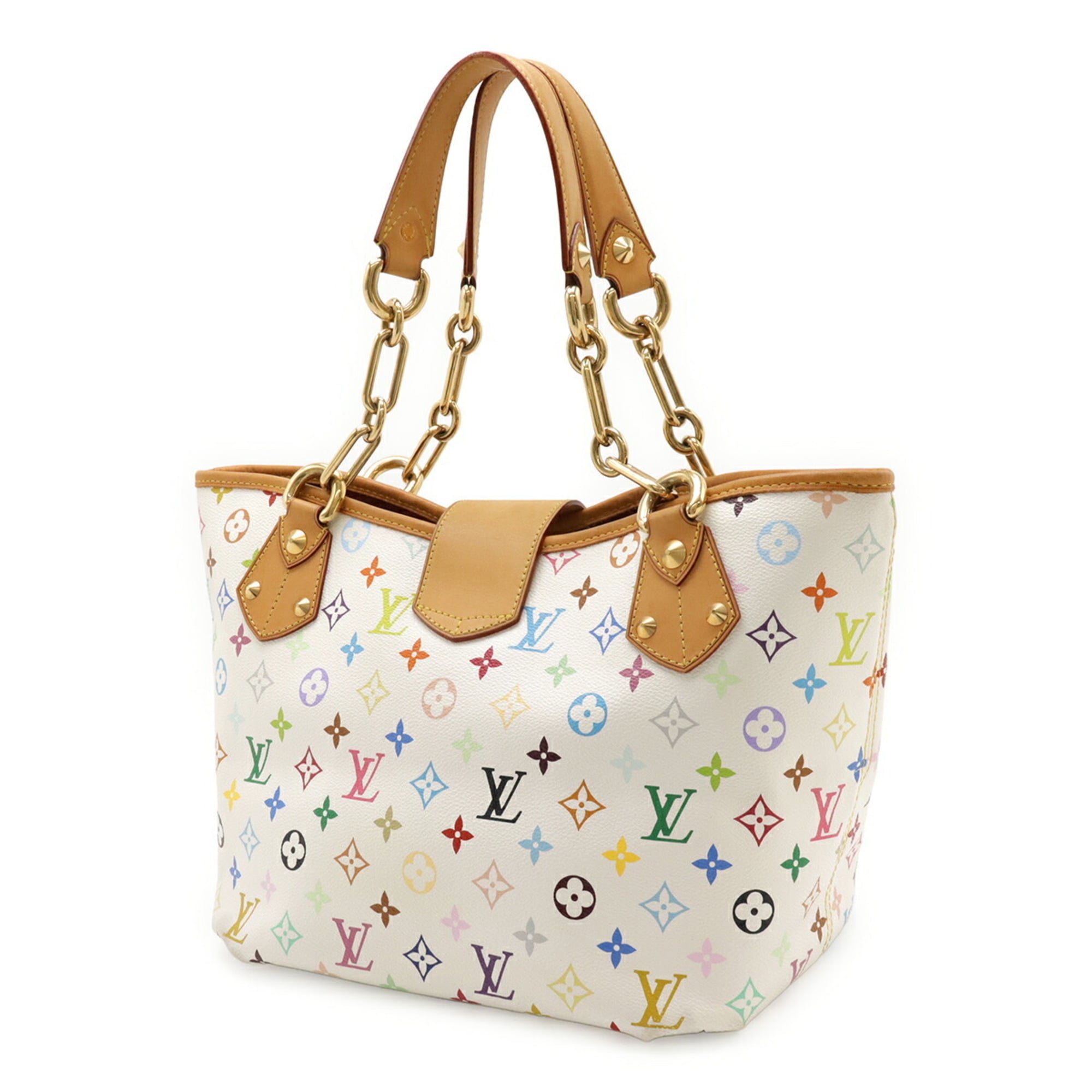 Louis Vuitton Monogram Multicolore Blanc Monogram Multicolore Shoulder Bag Tote Bag