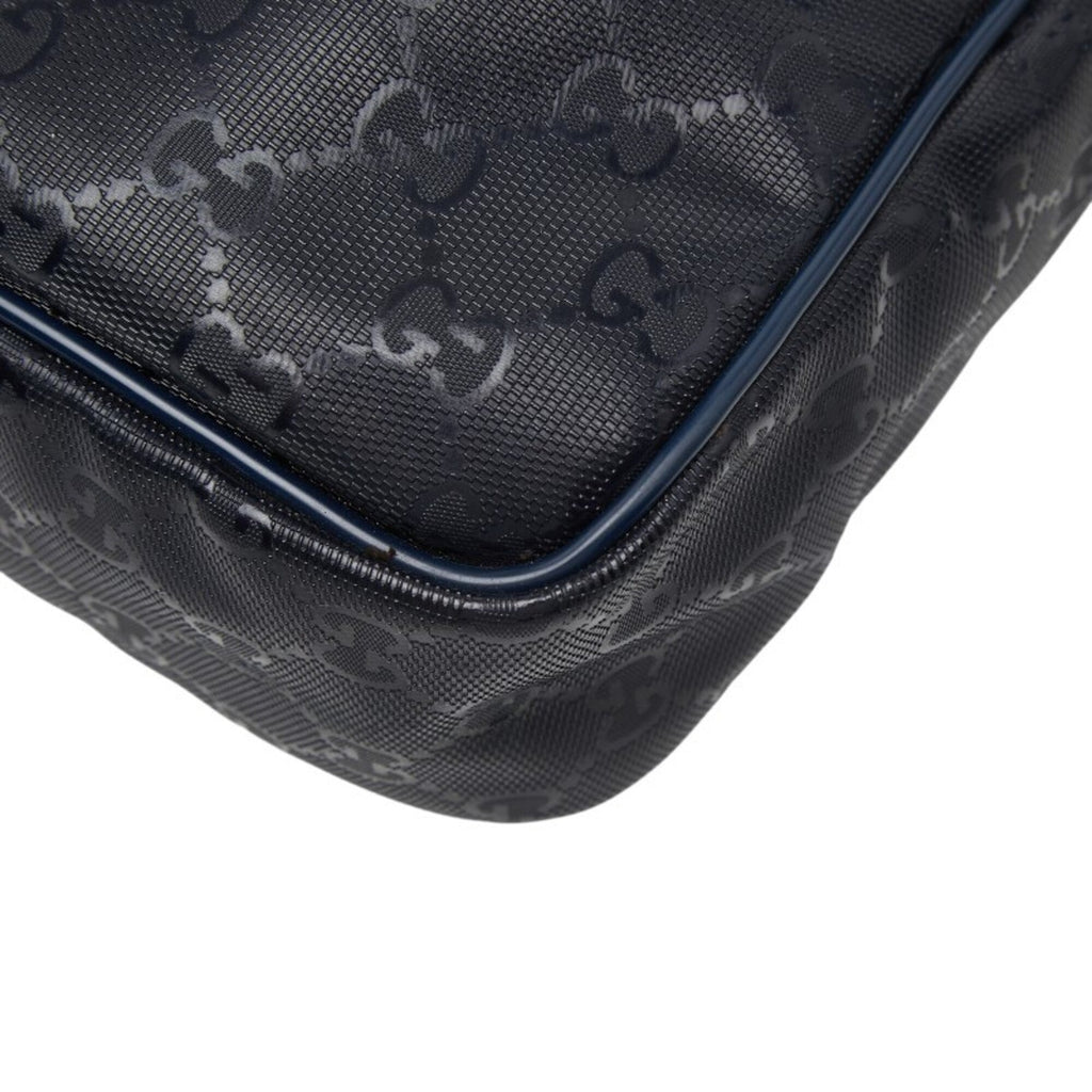 Gucci Black Pvc Leather Shoulder Bag (Pre-Owned)