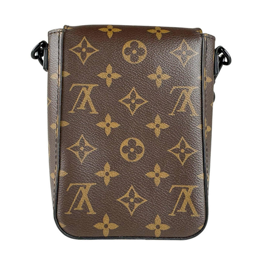 Louis Vuitton Black Brown Monogram Monogram Shoulder Bag