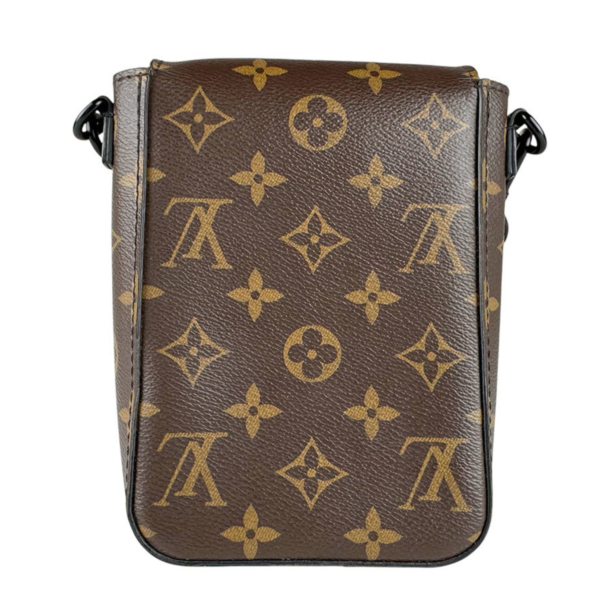 Louis Vuitton Black Brown Monogram Monogram Shoulder Bag