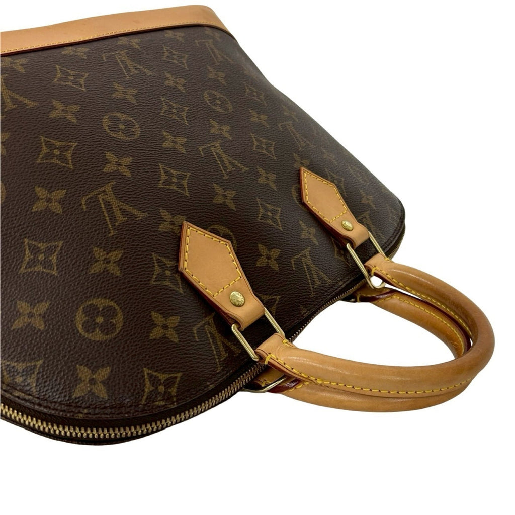 Louis Vuitton Brown Leather Pvc Boston Bag Handbag