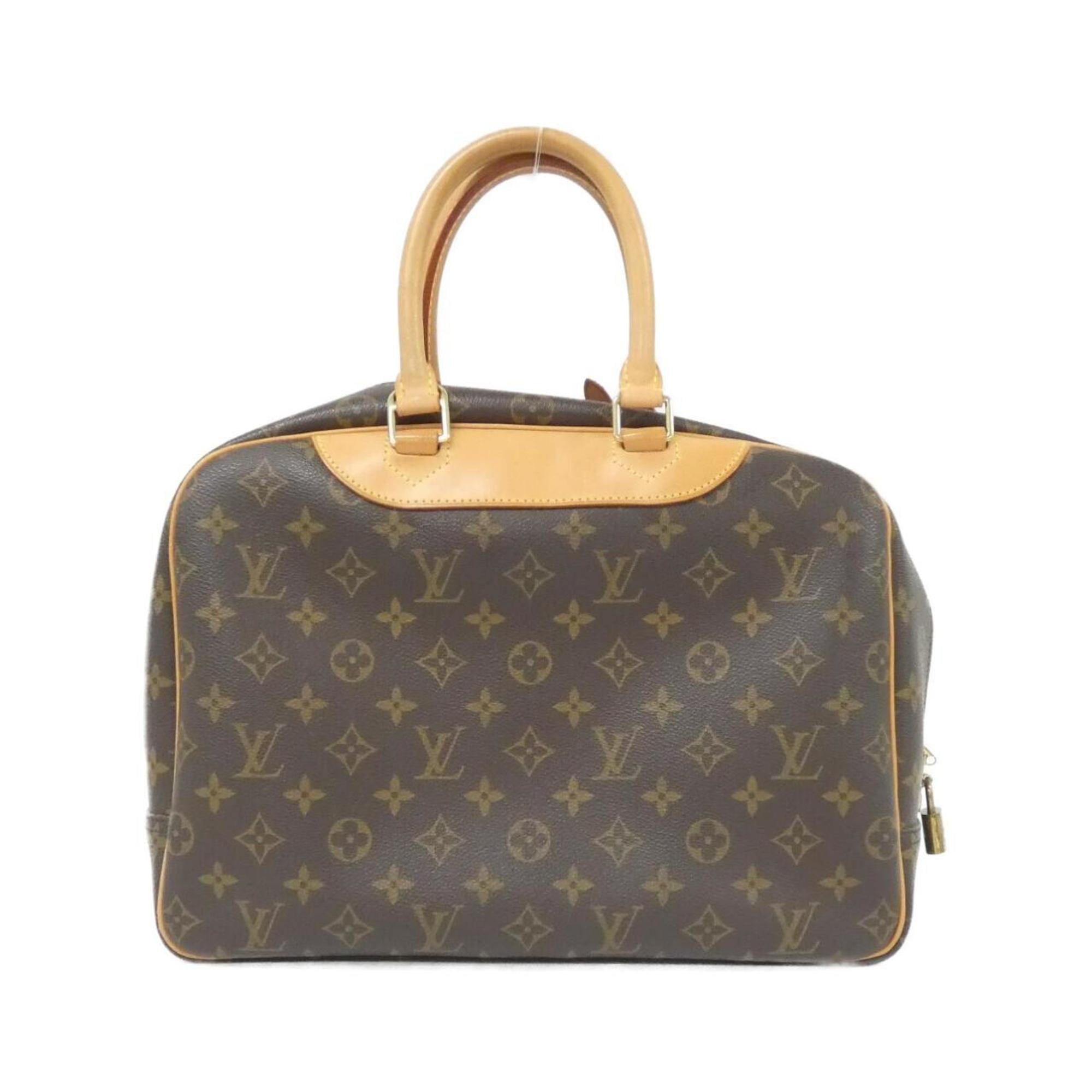 Louis Vuitton Brown Coated Canvas Handbag