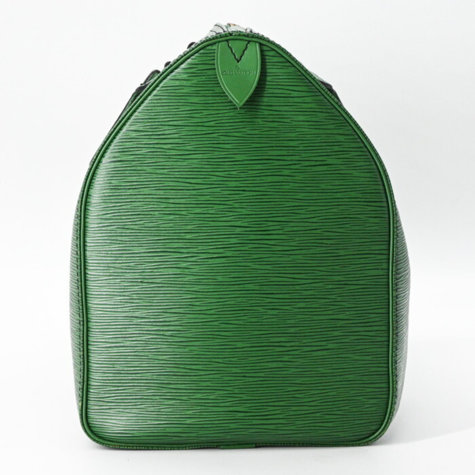 Louis Vuitton Borneo Green Epi Leather Boston Bag