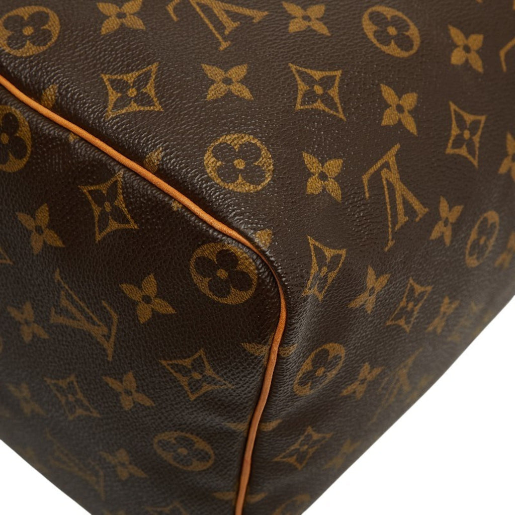 Louis Vuitton Brown Monogram Pvc Leather Boston Bag Handbag