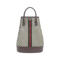 Gucci Ophidia Beige Brown Gg Supreme Handbag (Pre-Owned)