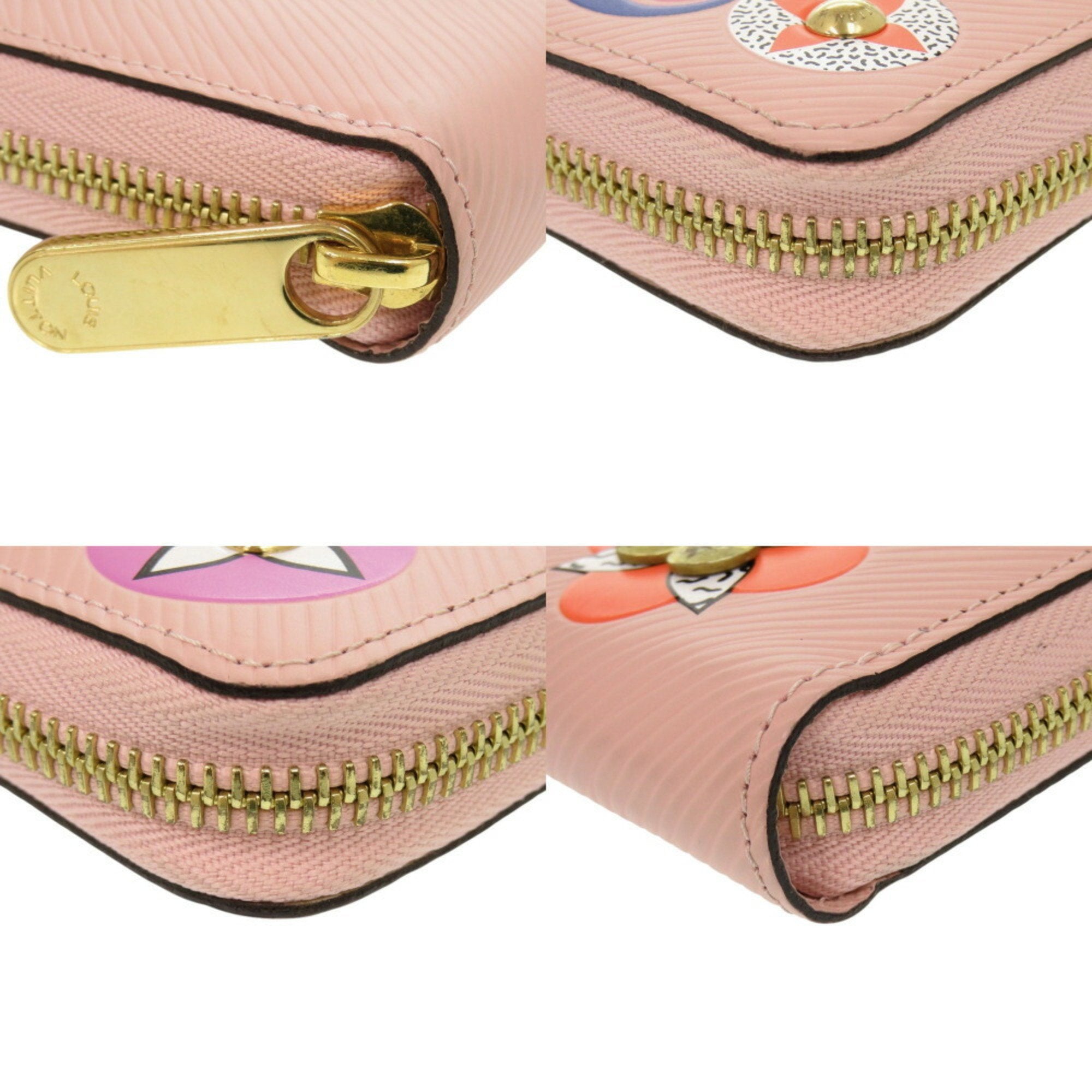 Louis Vuitton Pink Epi Leather Long Wallet