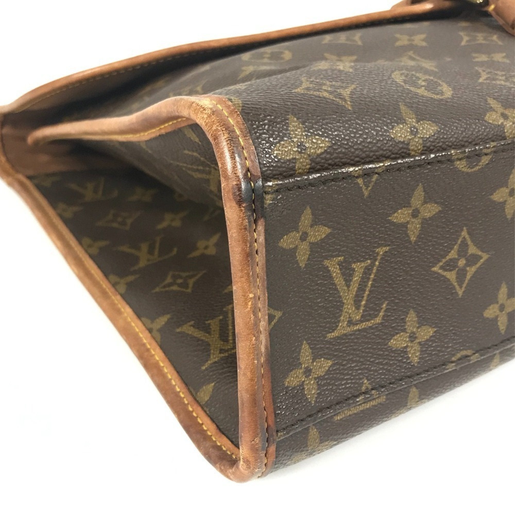 Louis Vuitton Brown Monogram Canvas Handbag Shoulder Bag