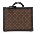 Louis Vuitton Monogram Reverse Black Brown Monogram Reverse Pvc Leather Attaché Case Briefcase