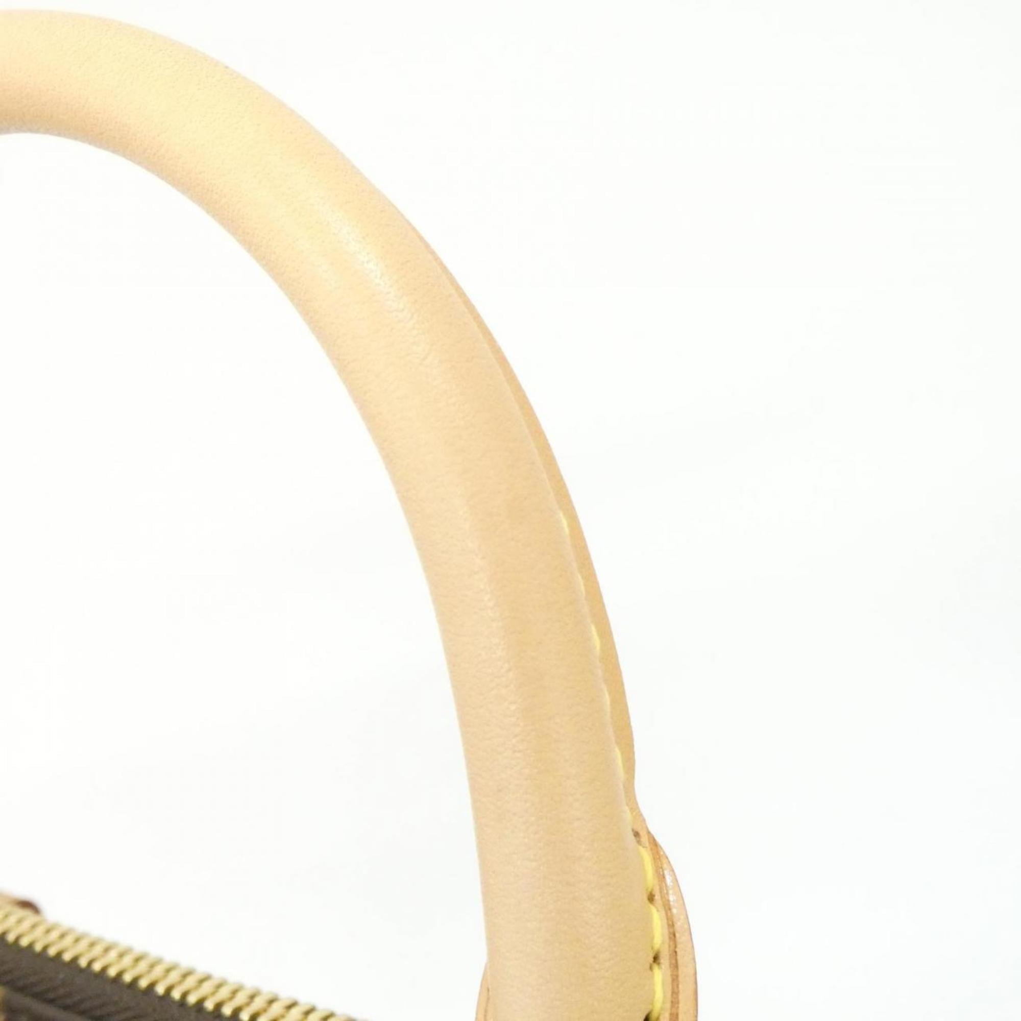 Louis Vuitton Marron Coated Canvas Handbag