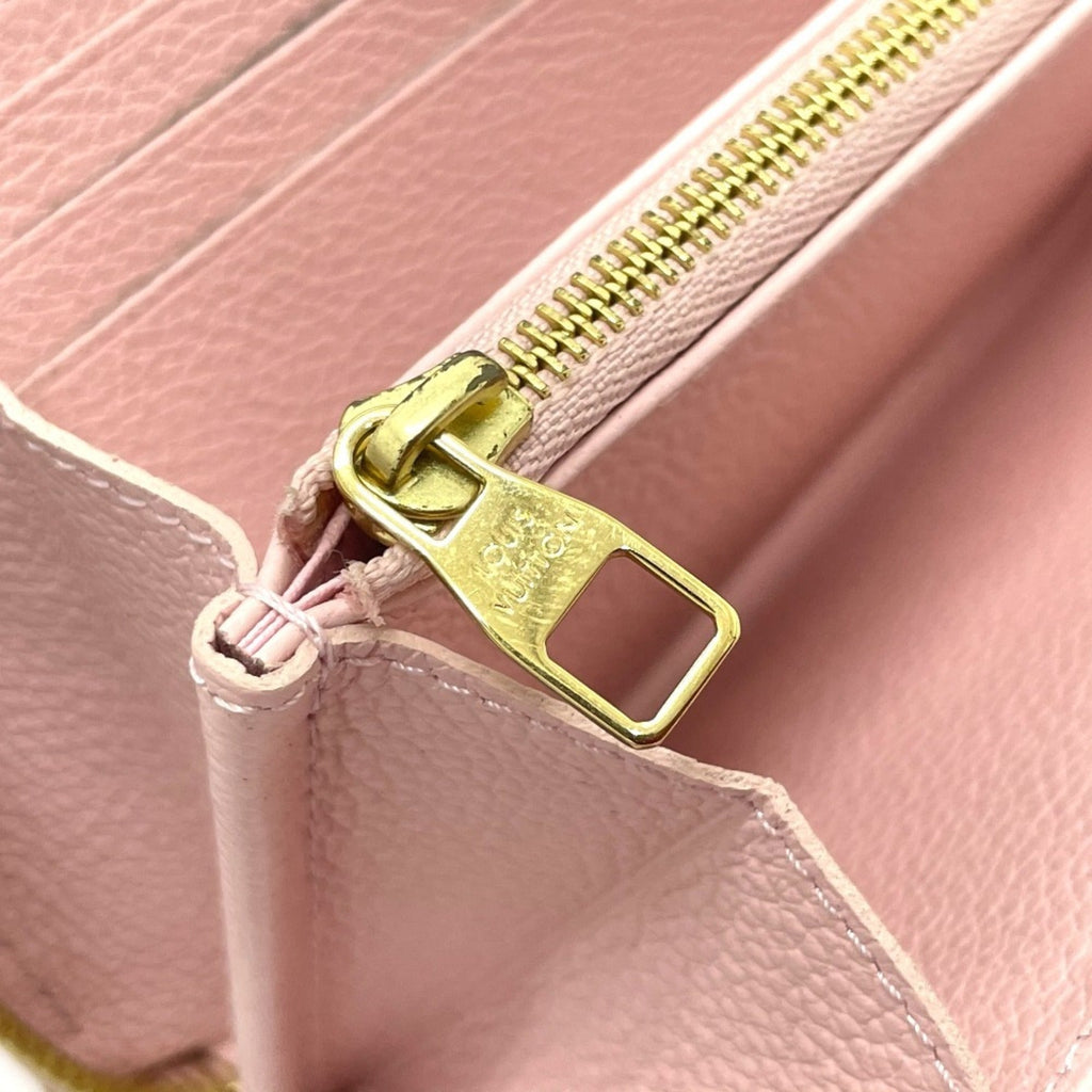 Louis Vuitton Monogram Empreinte Pink Monogram Empreinte Long Wallet