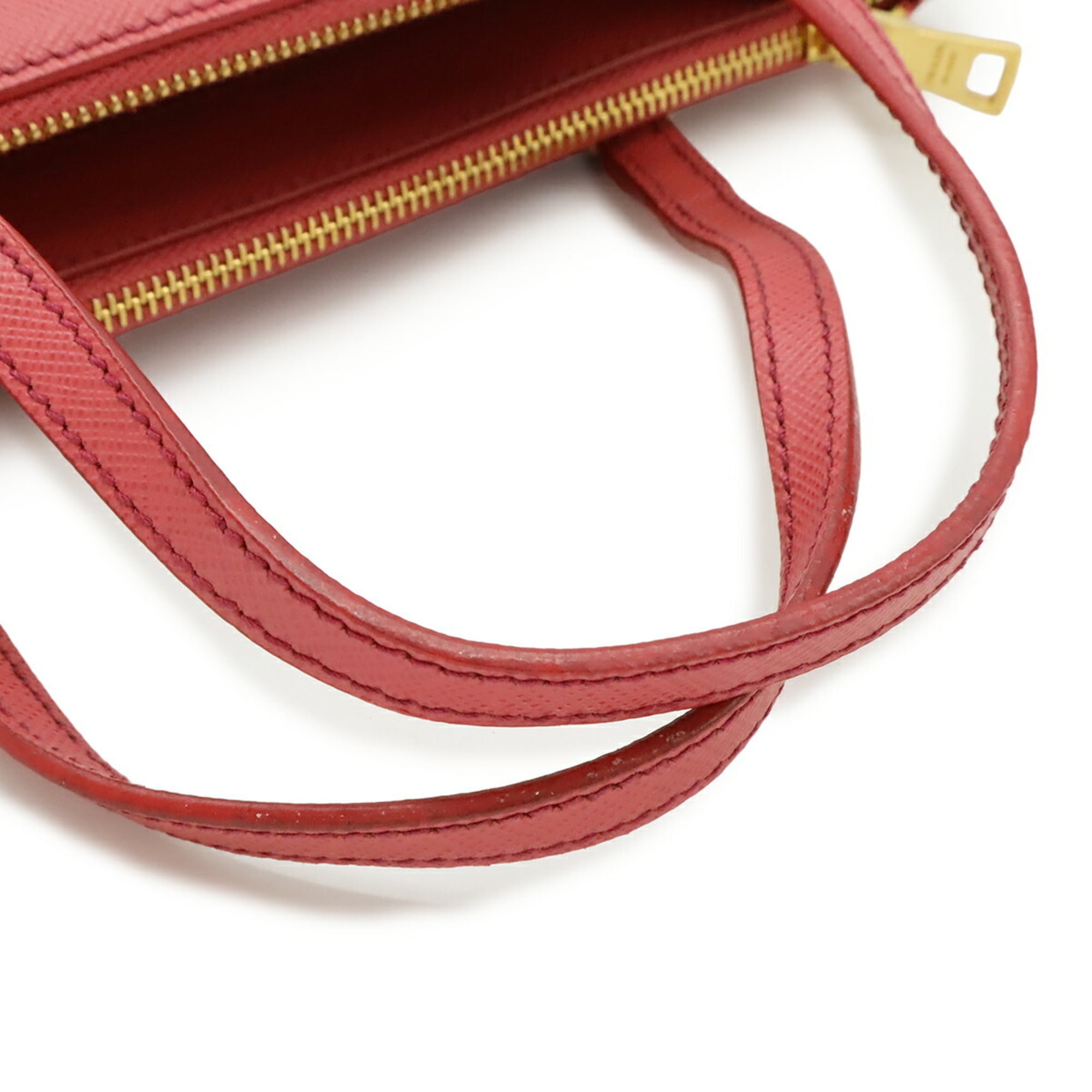 Prada Saffiano Pink Leather Handbag Shoulder Bag