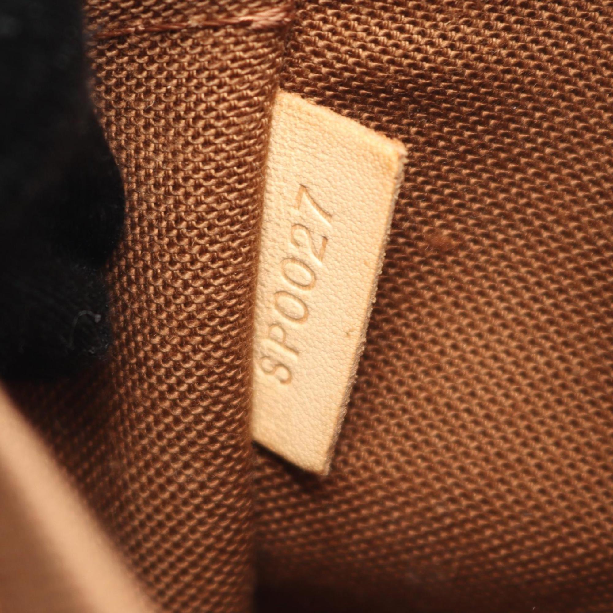 Louis Vuitton Brown Coated Canvas Leather Fanny Pack