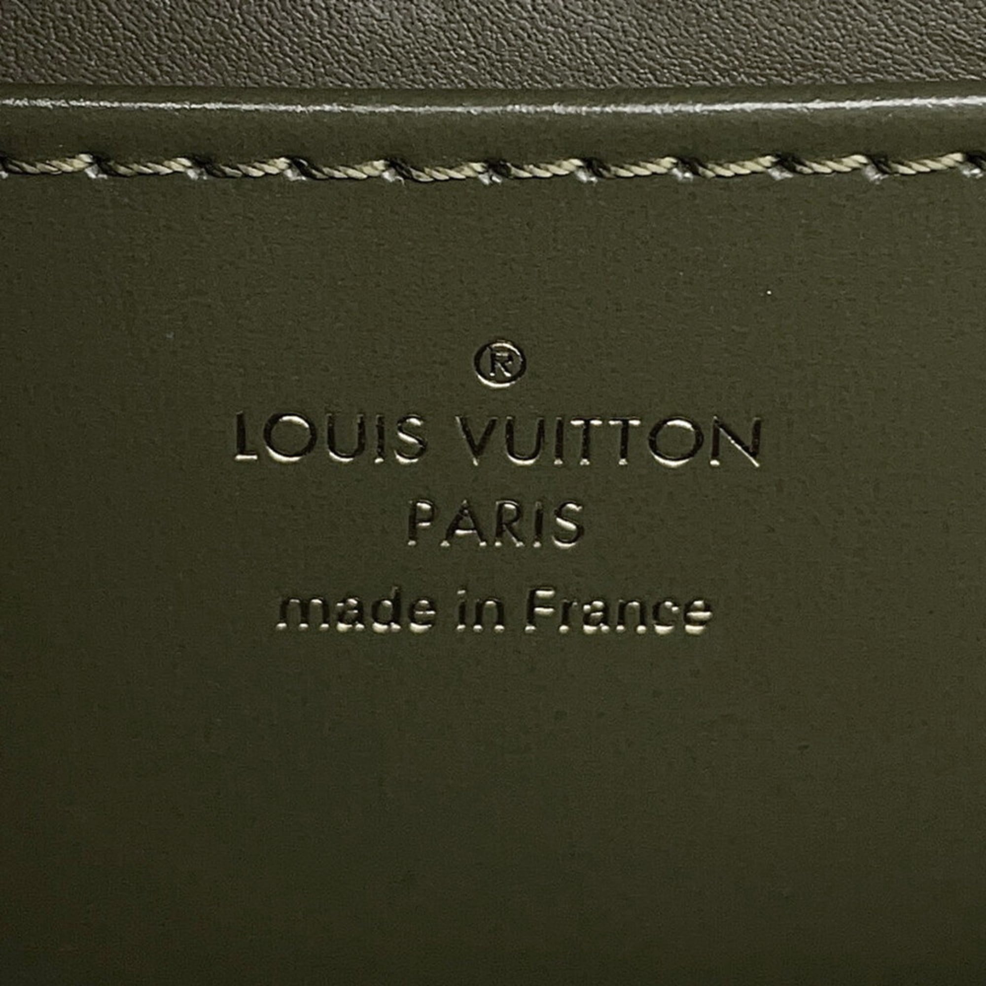 Louis Vuitton Khaki Rose Exotic Leather Handbag Shoulder Bag