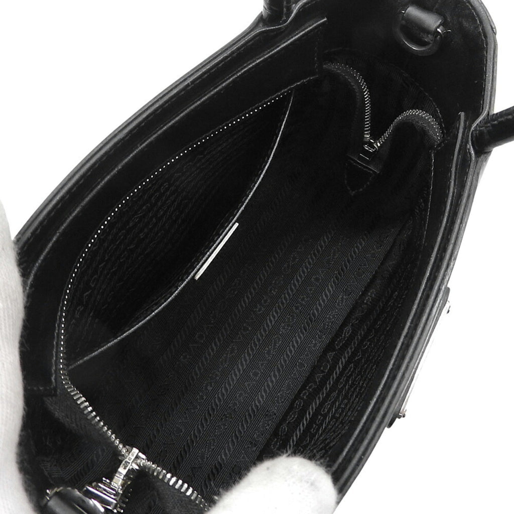 Prada Black Leather Shoulder Bag
