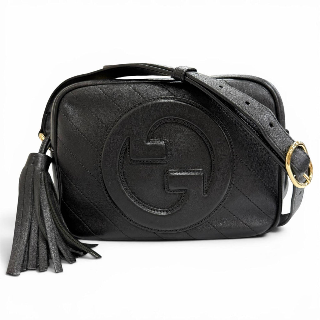 Gucci Black Leather Shoulder Bag (Pre-Owned)
