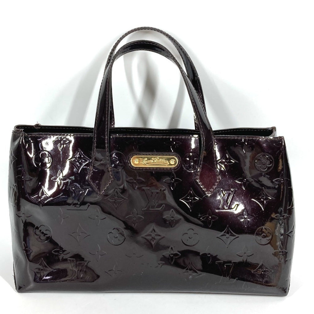 Louis Vuitton Amarante Purple Monogram Vernis Handbag Tote Bag