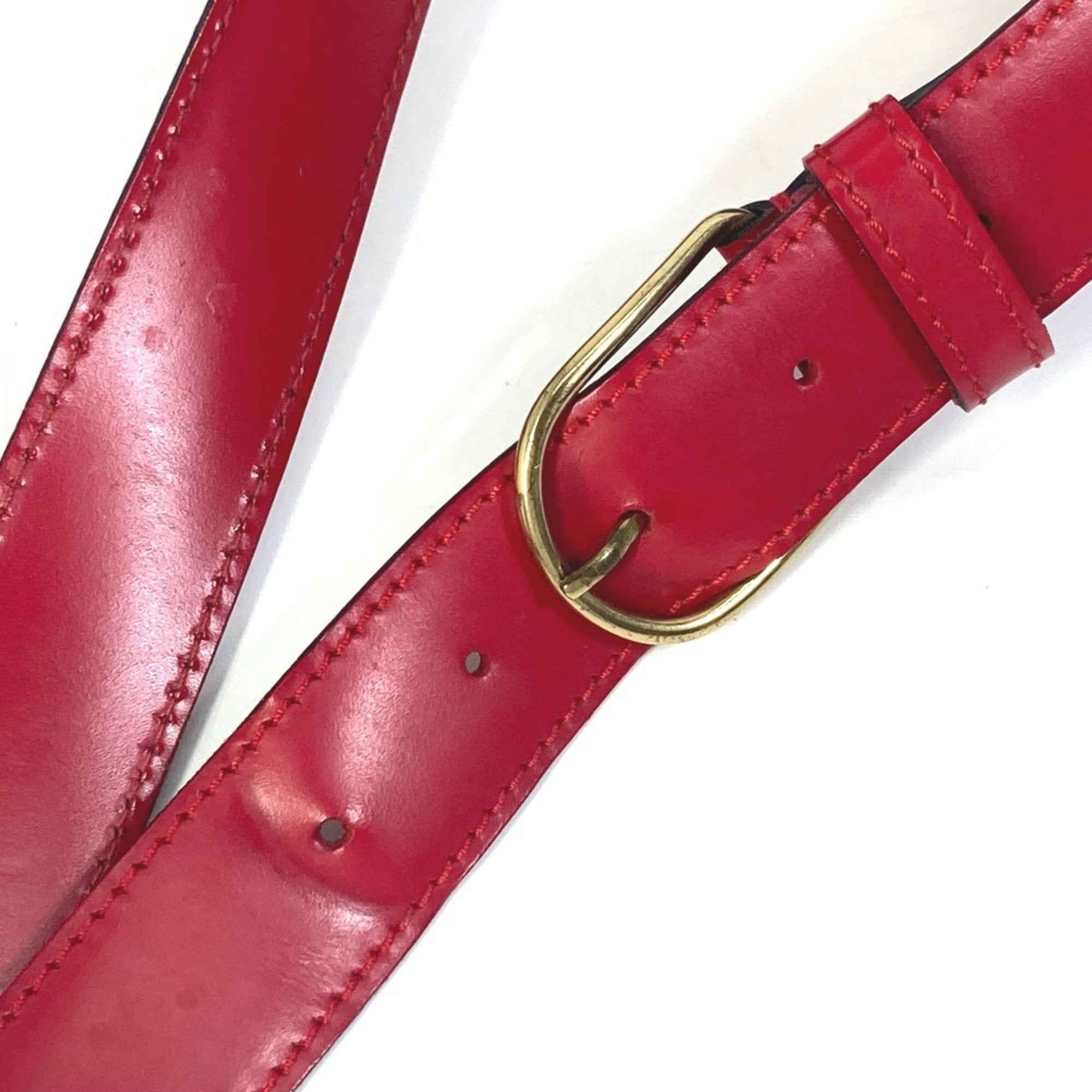 Louis Vuitton Epi Castilian Red Red Color Epi Leather Shoulder Bag