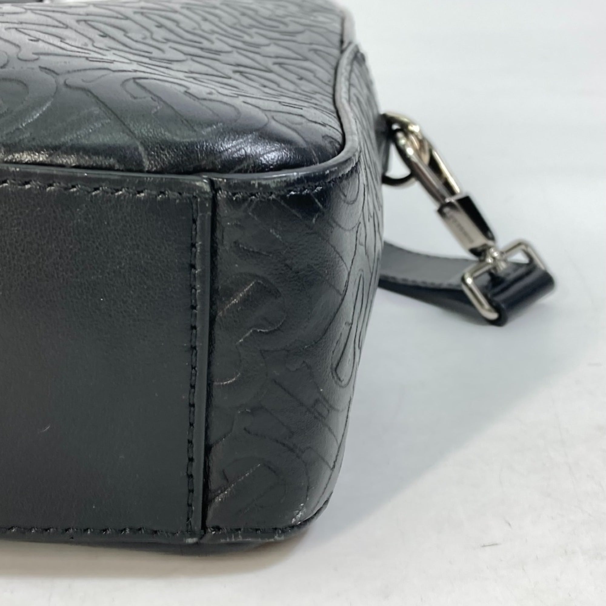 Burberry Black Leather Handbag Shoulder Bag