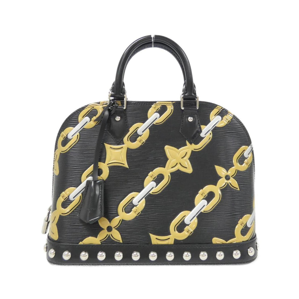 Louis Vuitton Black Leather Handbag