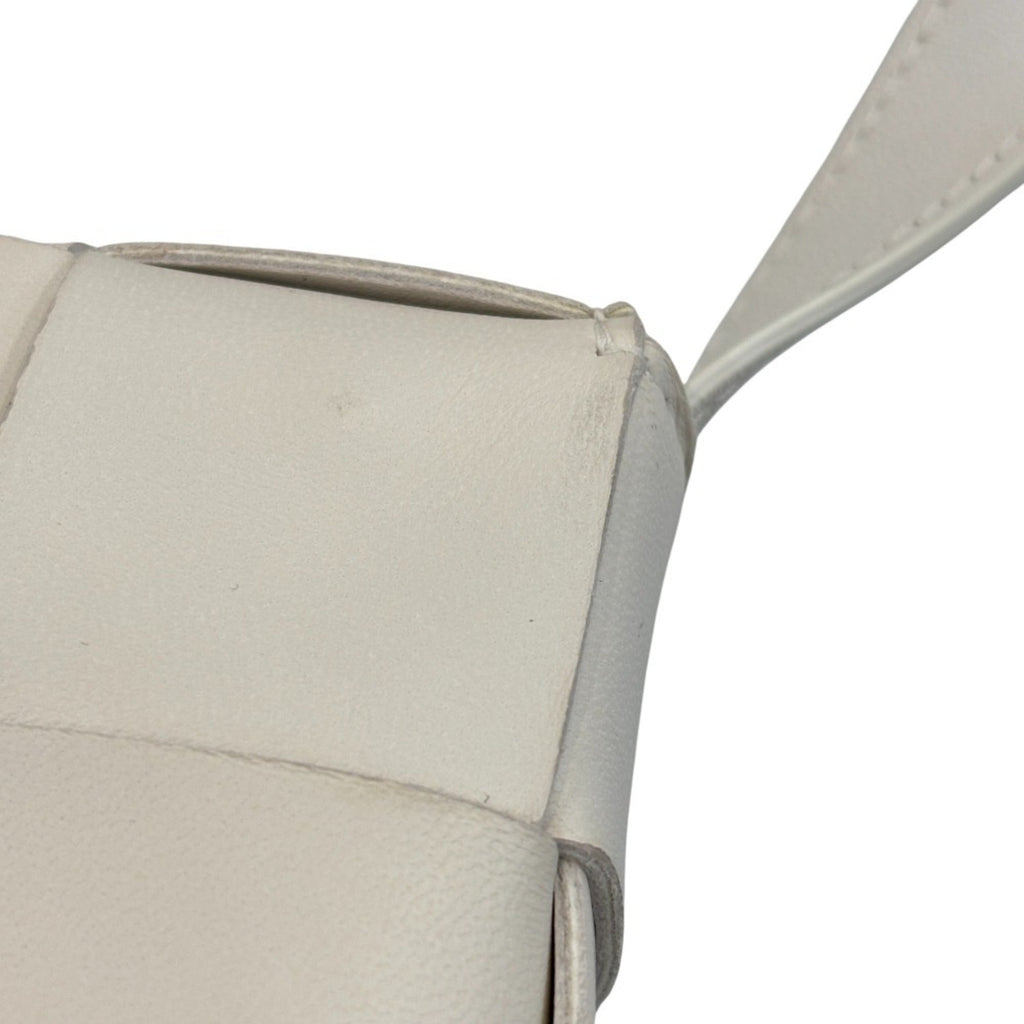 Bottega Veneta White Leather Shoulder Bag
