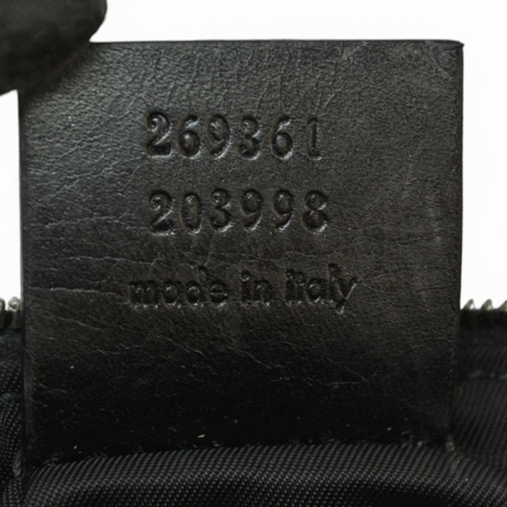 Gucci Black Coated Canvas Coin Purse/Coin Case (Pre-Owned)