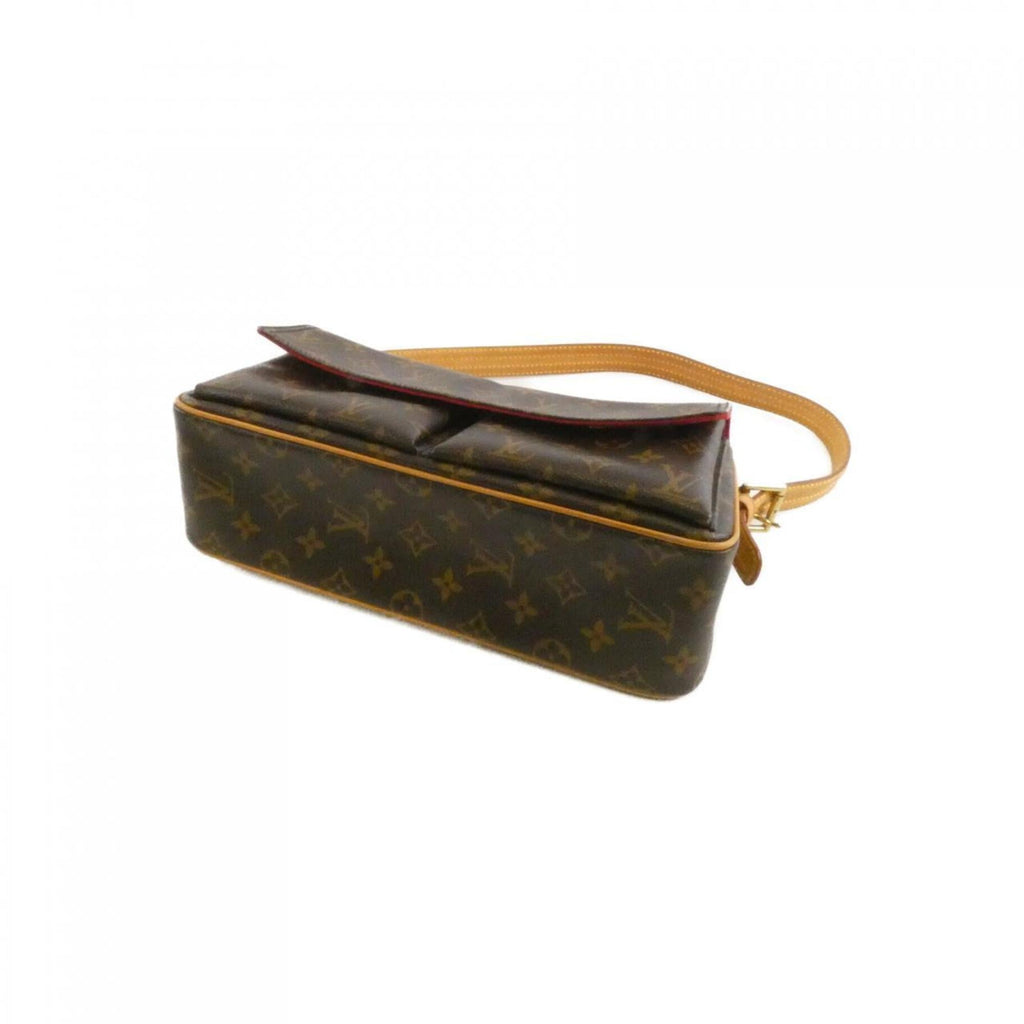 Louis Vuitton Marron Coated Canvas Shoulder Bag