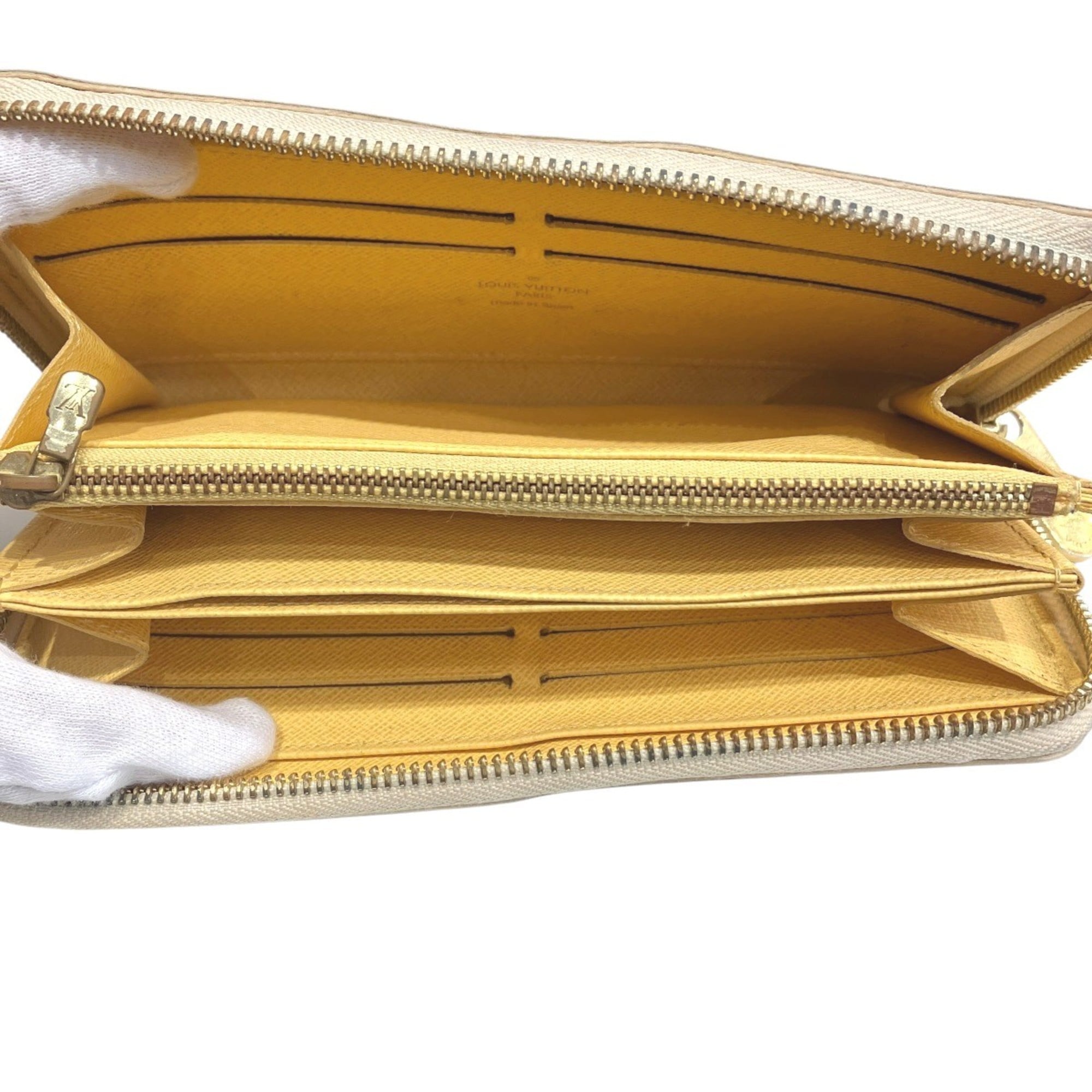 Louis Vuitton White Pvc Long Wallet