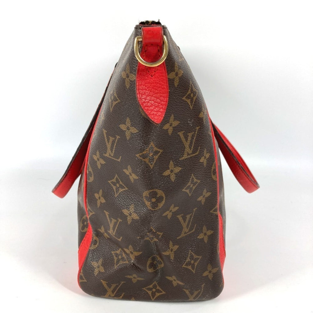 Louis Vuitton Brown Red Color Monogram Shoulder Bag