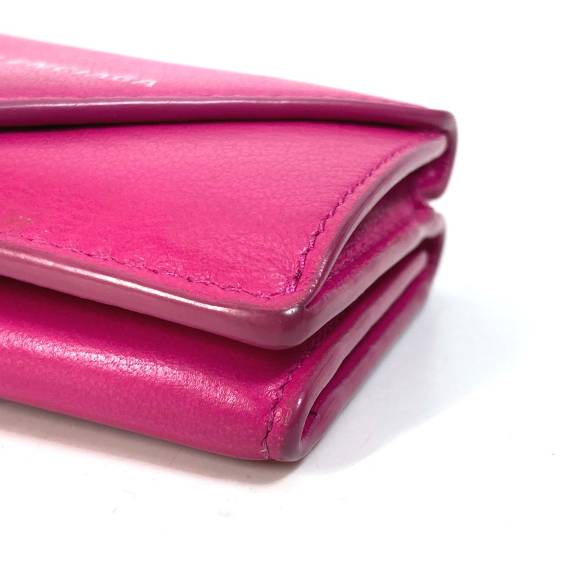 Balenciaga Pink Leather Wallet (Tri-Fold)