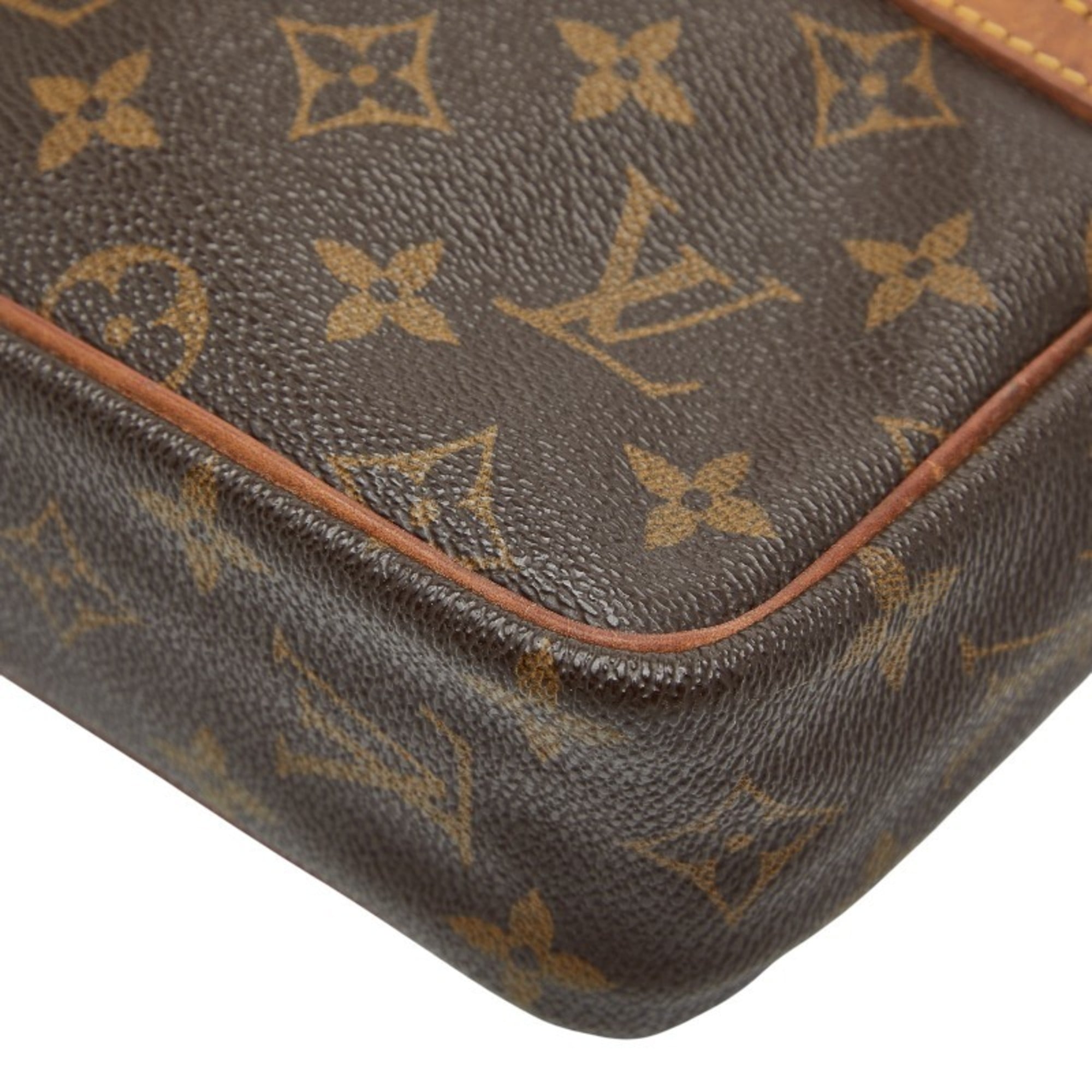 Louis Vuitton Brown Pvc Leather Briefcase
