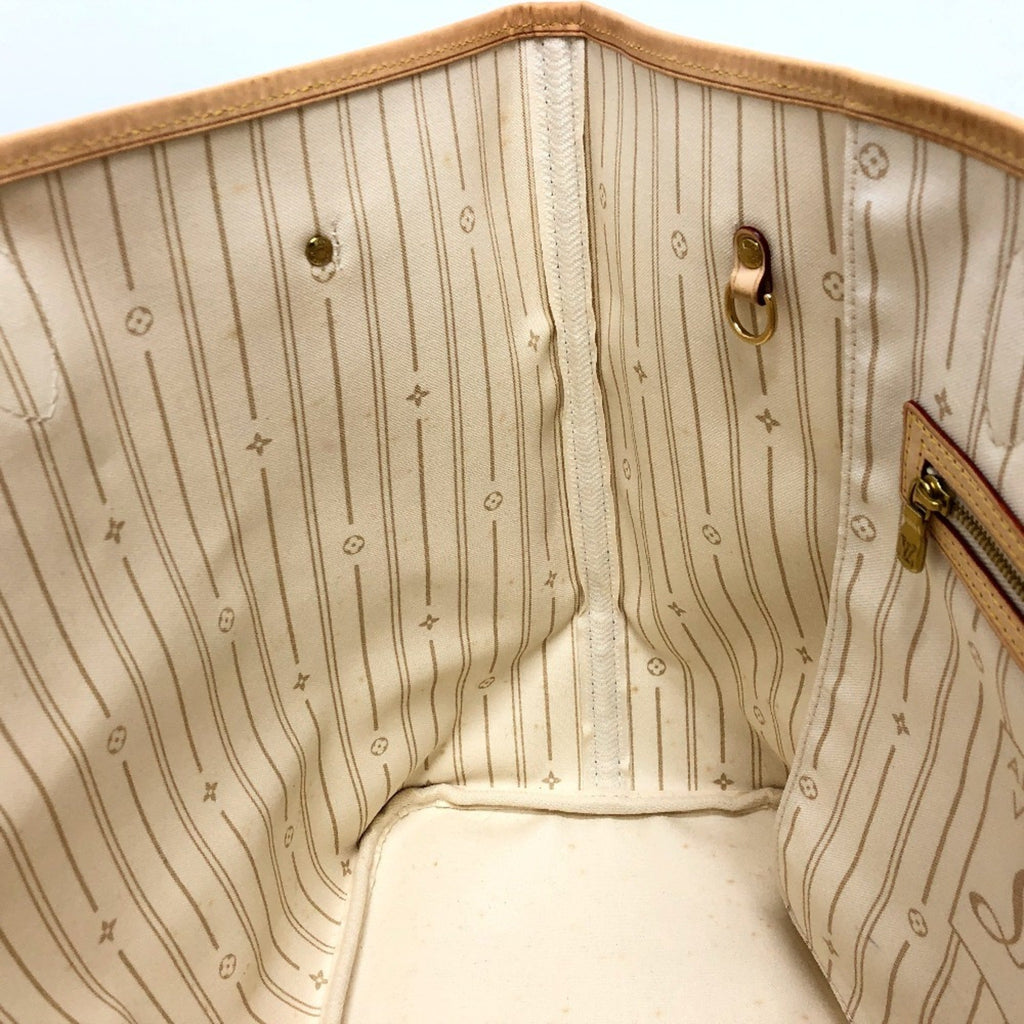 Louis Vuitton Azur White Damier Azur Shoulder Bag Tote Bag