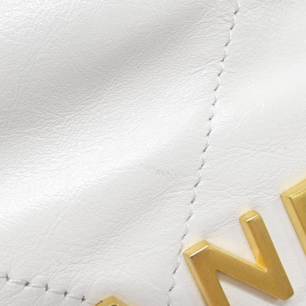 Chanel White Leather Handbag