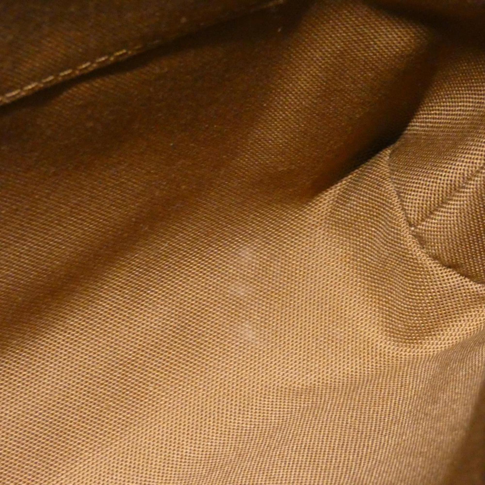Louis Vuitton Marron Coated Canvas Shoulder Bag