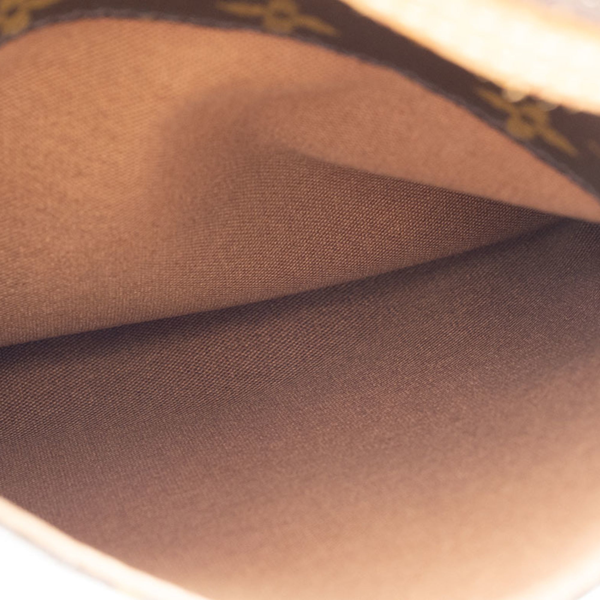 Louis Vuitton Brown Monogram Canvas Shoulder Bag