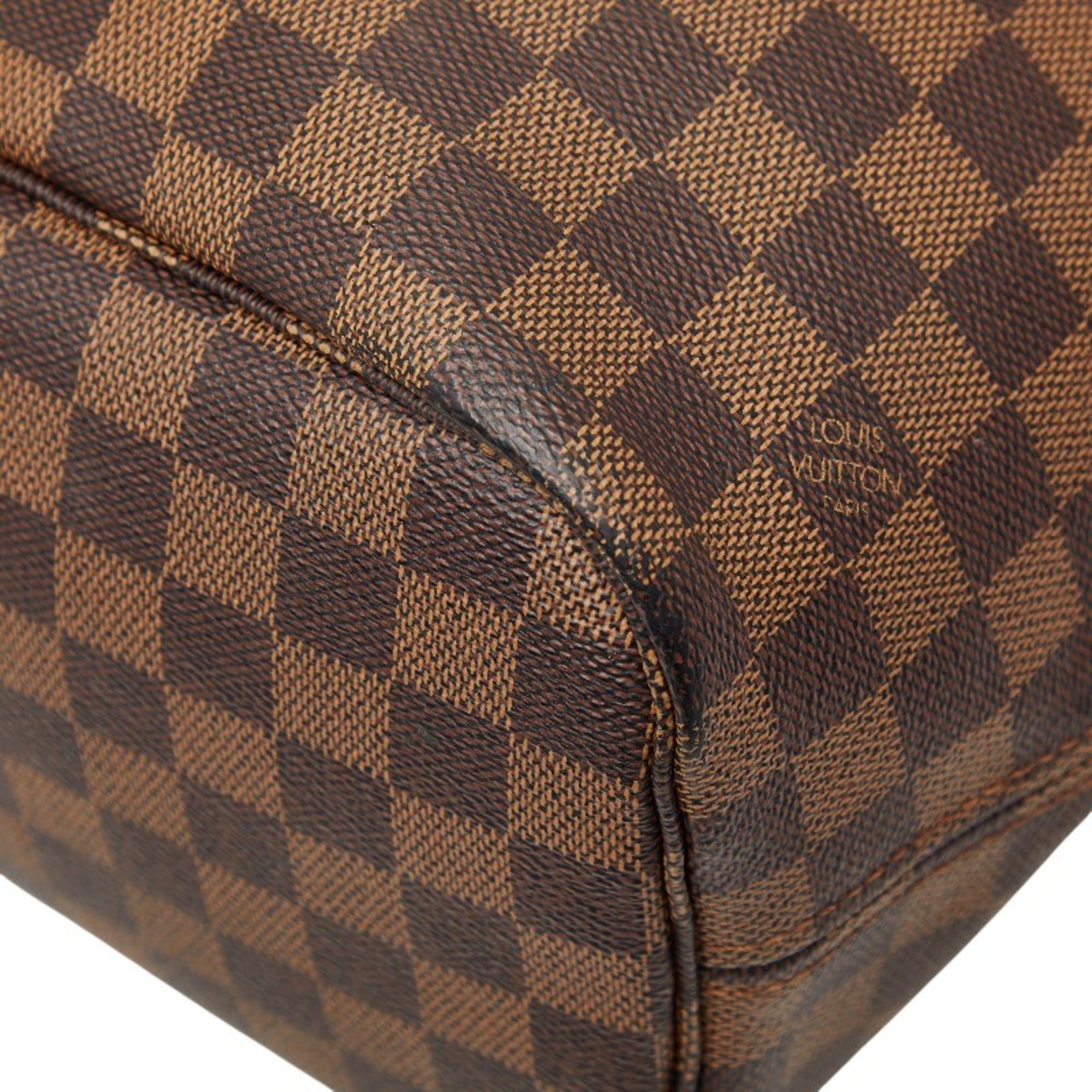 Louis Vuitton Brown Pvc Leather Tote Bag