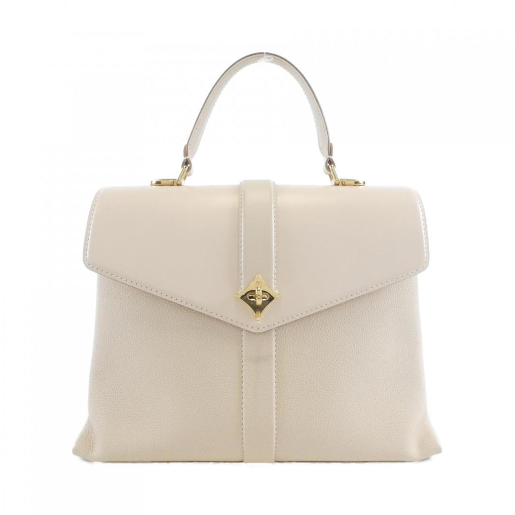 Louis Vuitton Cream Leather Handbag
