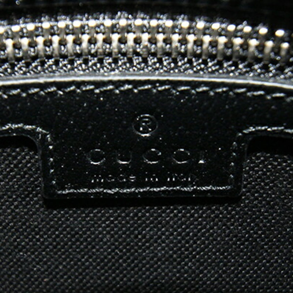 Gucci Black Leather Pochette Shoulder Bag (Pre-Owned)