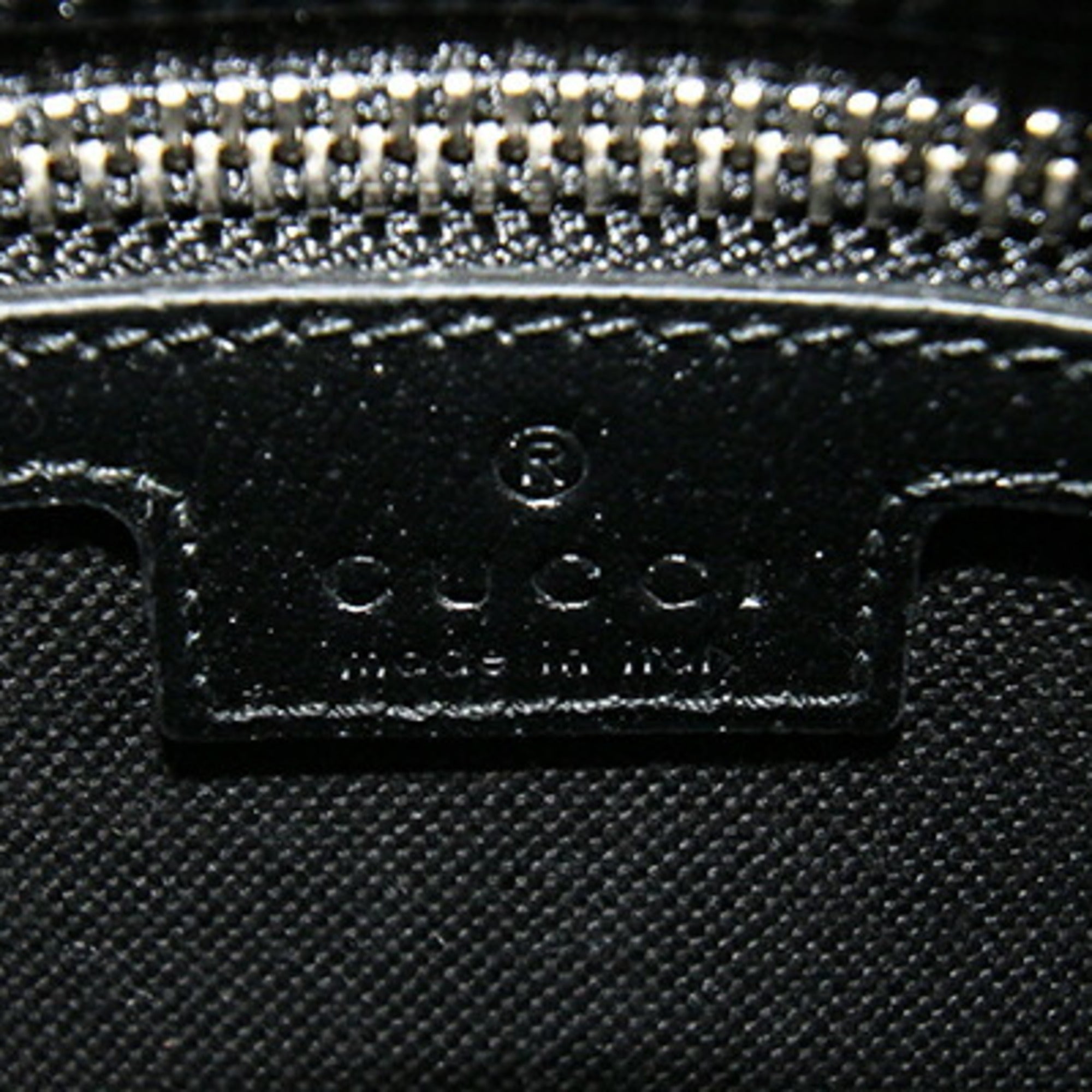 Gucci Black Leather Pochette Shoulder Bag (Pre-Owned)