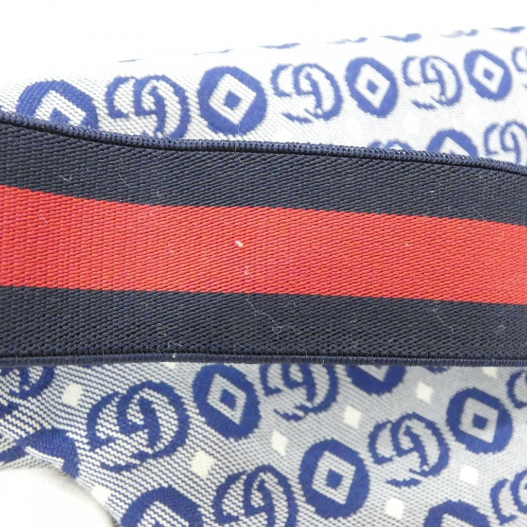 Gucci Blue White Jacquard Cotton Fanny Pack (Pre-Owned)