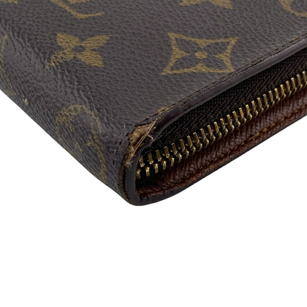 Louis Vuitton Monogram Brown Leather Long Wallet
