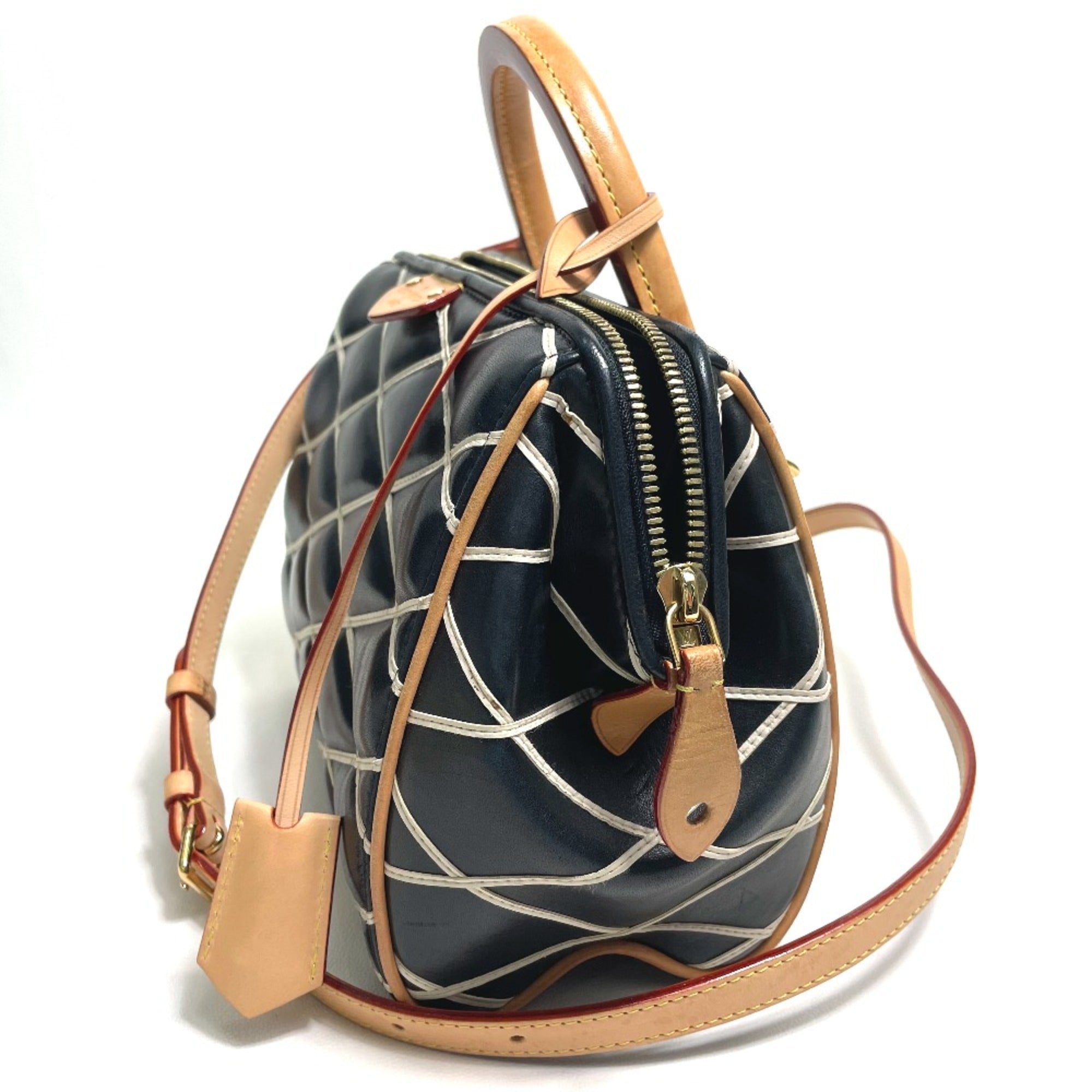 Louis Vuitton Black Leather Handbag