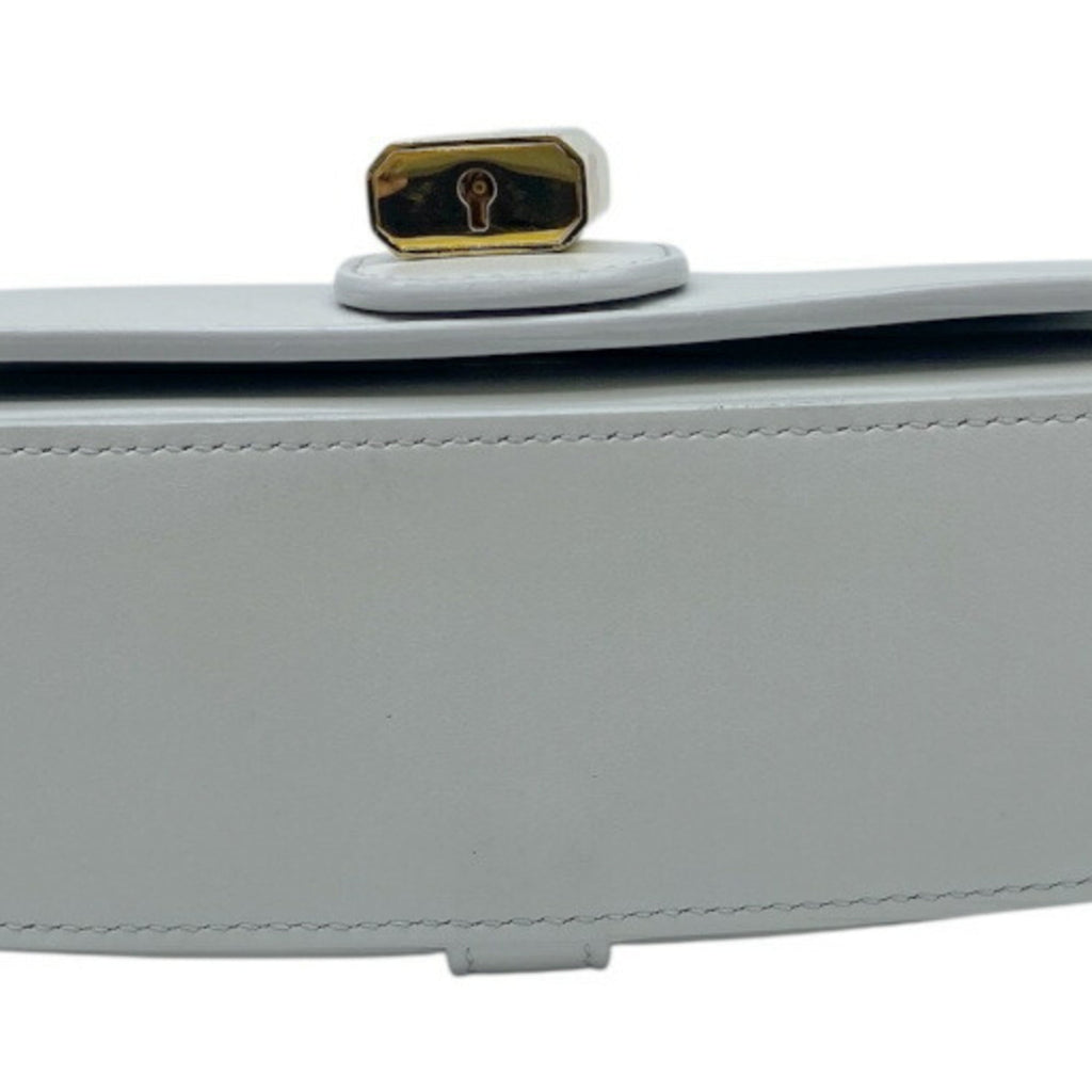 Celine Light Gray Leather Handbag