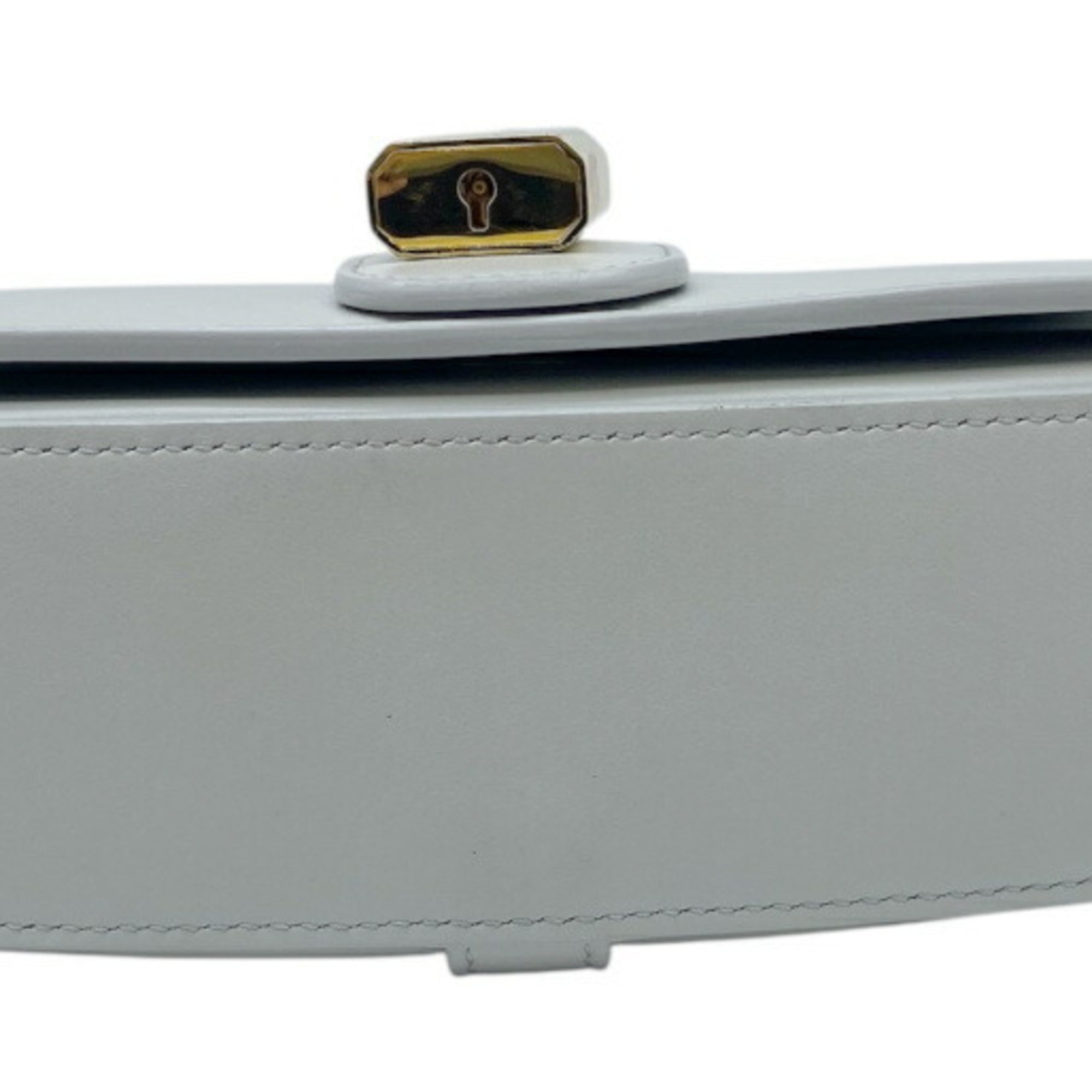 Celine Light Gray Leather Handbag