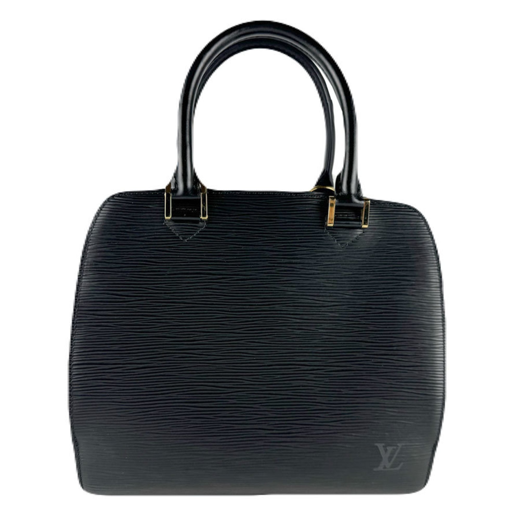 Louis Vuitton Noir Epi Leather Handbag