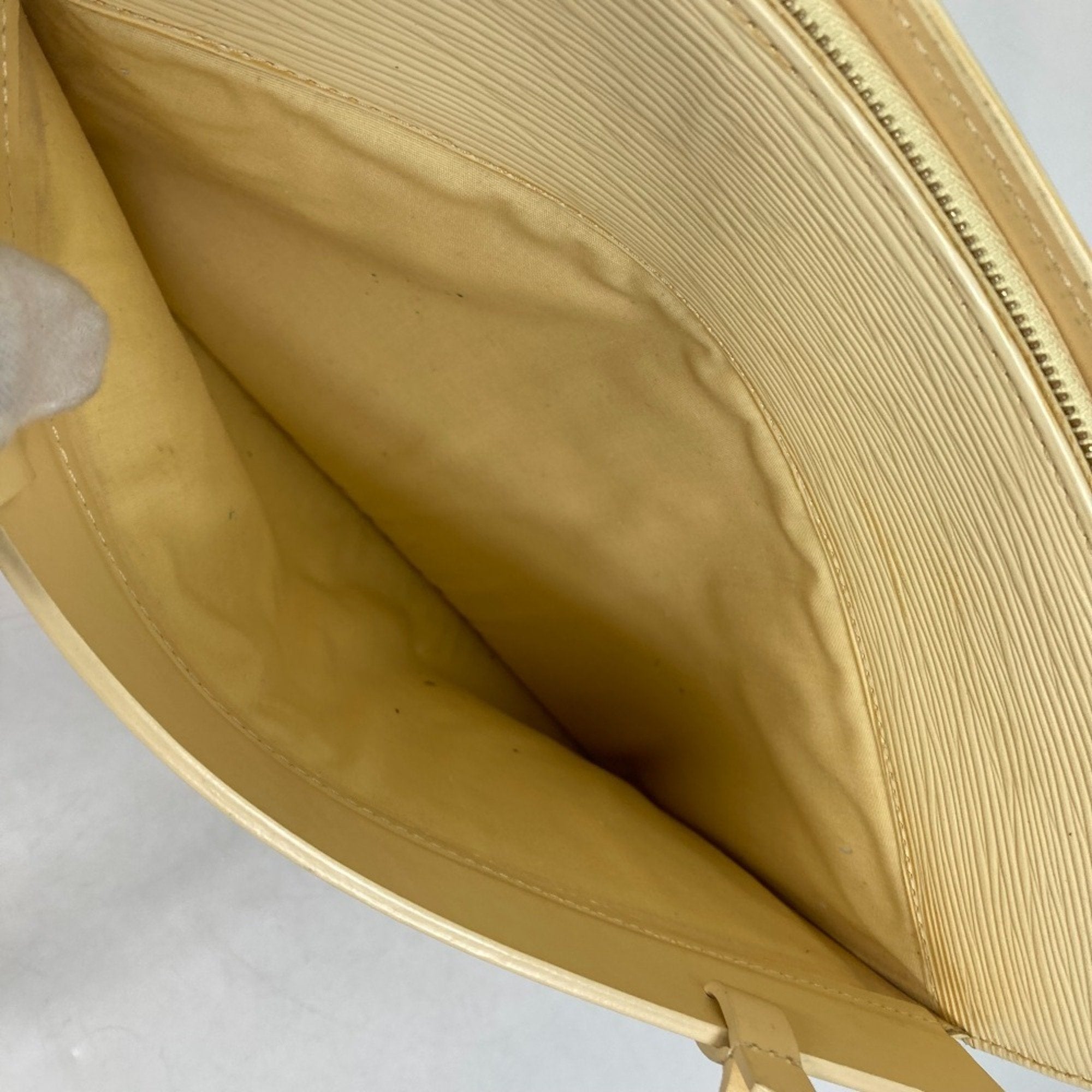 Louis Vuitton Vanilla Yellow Epi Leather Shoulder Bag Tote Bag