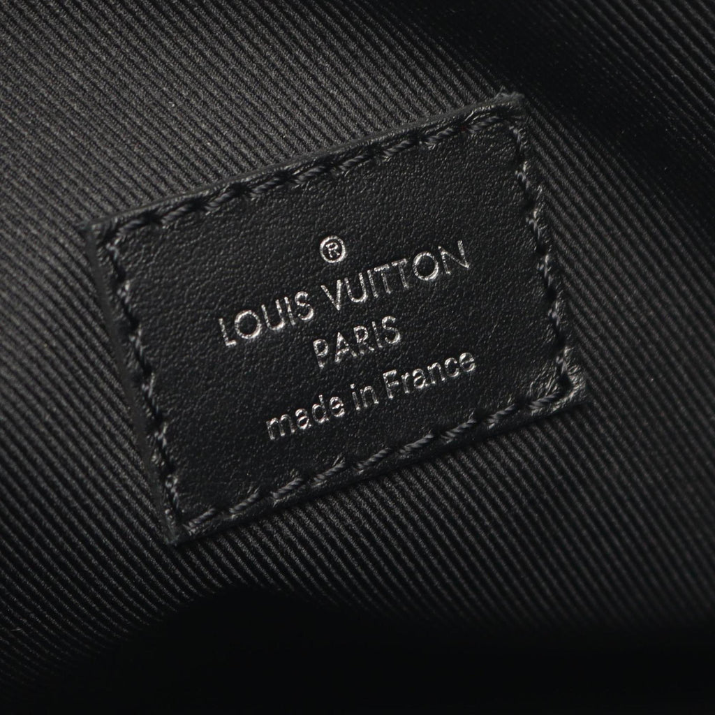 Louis Vuitton Black Monogram Eclipse Noir Coated Canvas Leather Handbag Shoulder Bag