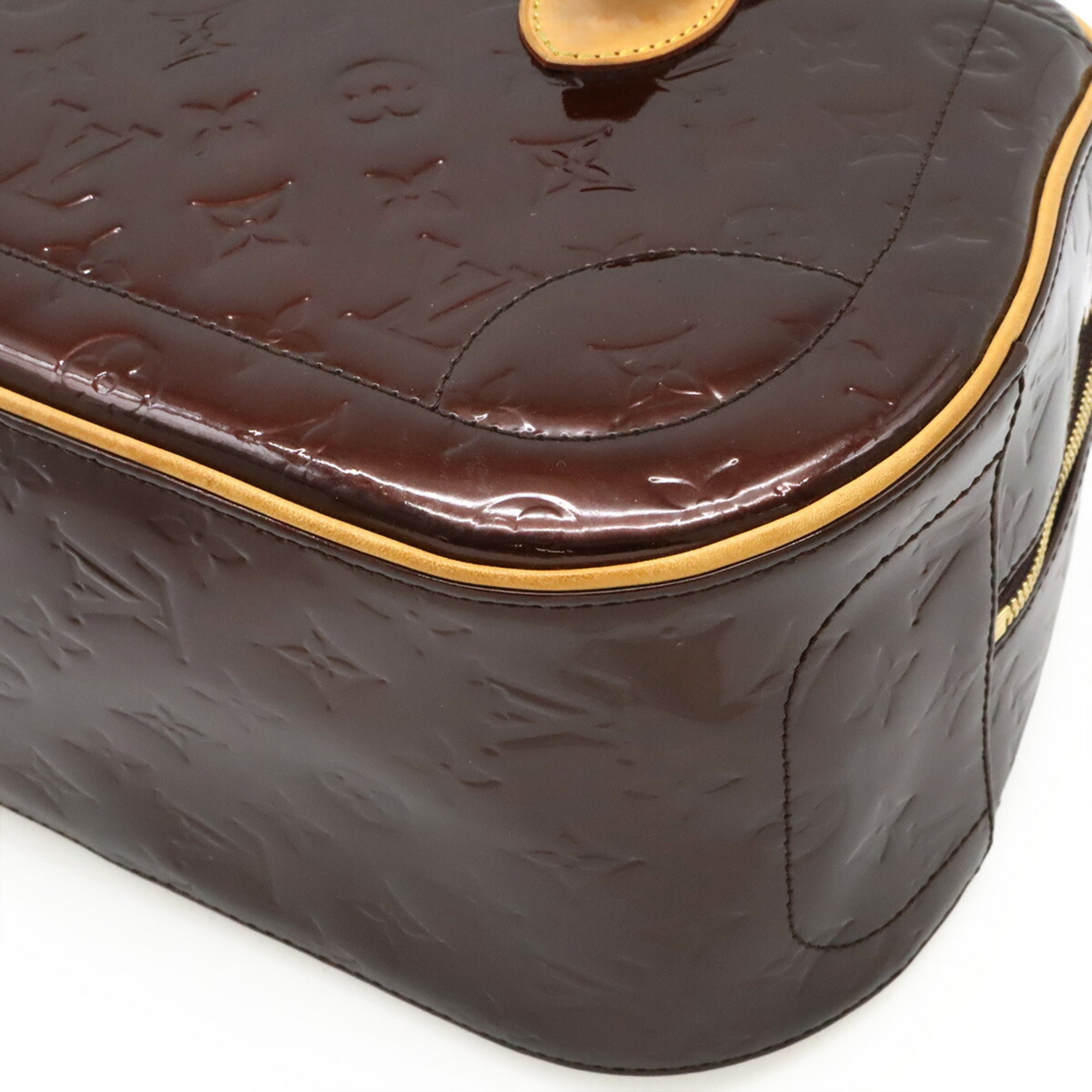 Louis Vuitton Amarante Monogram Vernis Handbag Tote Bag