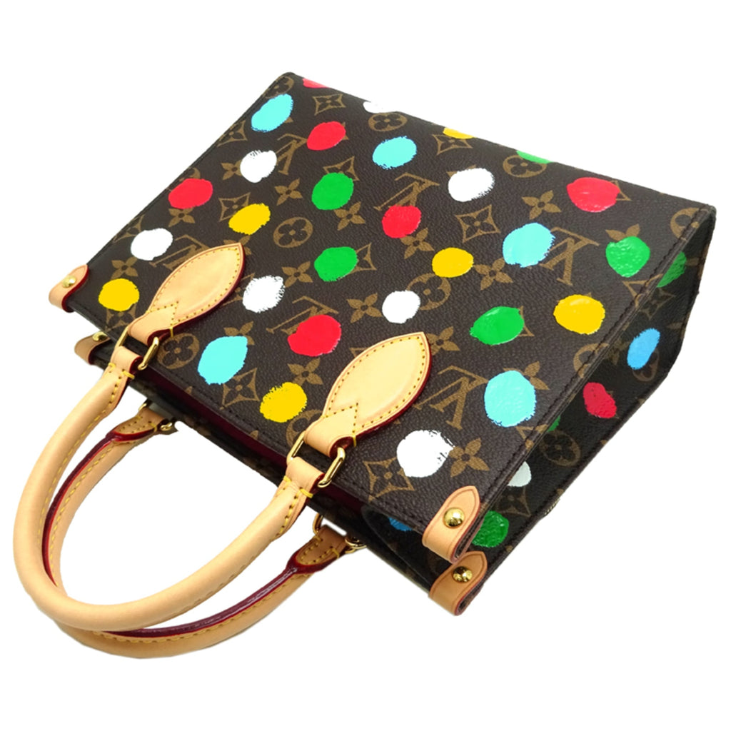 Louis Vuitton Yayoi Kusama Brown Multi-Color Monogram Handbag