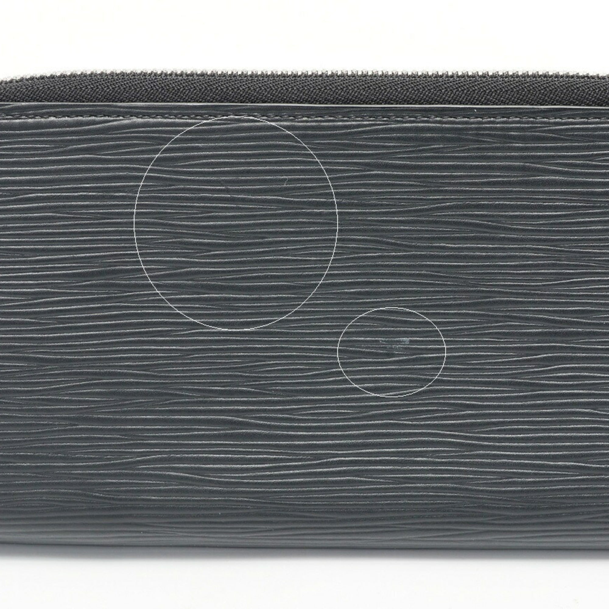 Louis Vuitton Black Noir Epi Leather Coin Purse/Coin Case